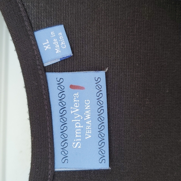 3/$30 Simply Vera Wang Sequin Tank Top - Picture 5 of 7